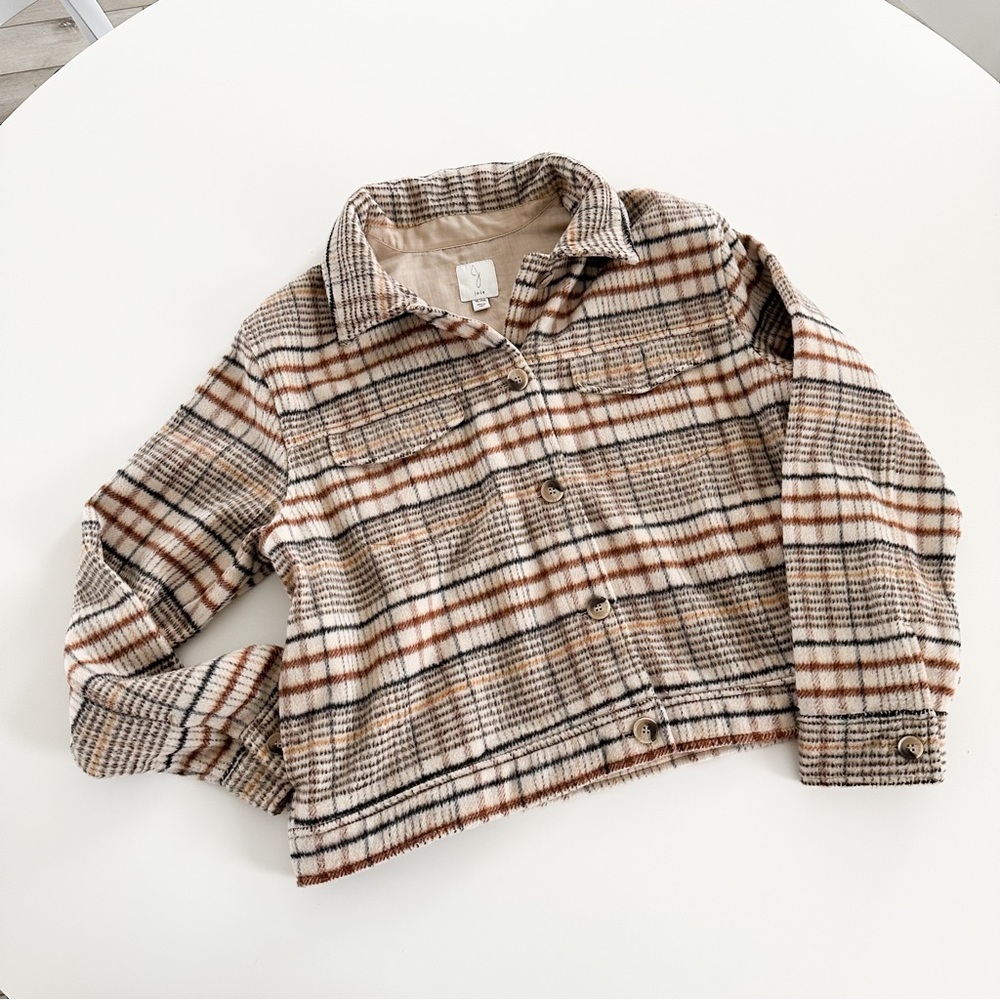 Joie Womens Plaid Jacket | Size XL